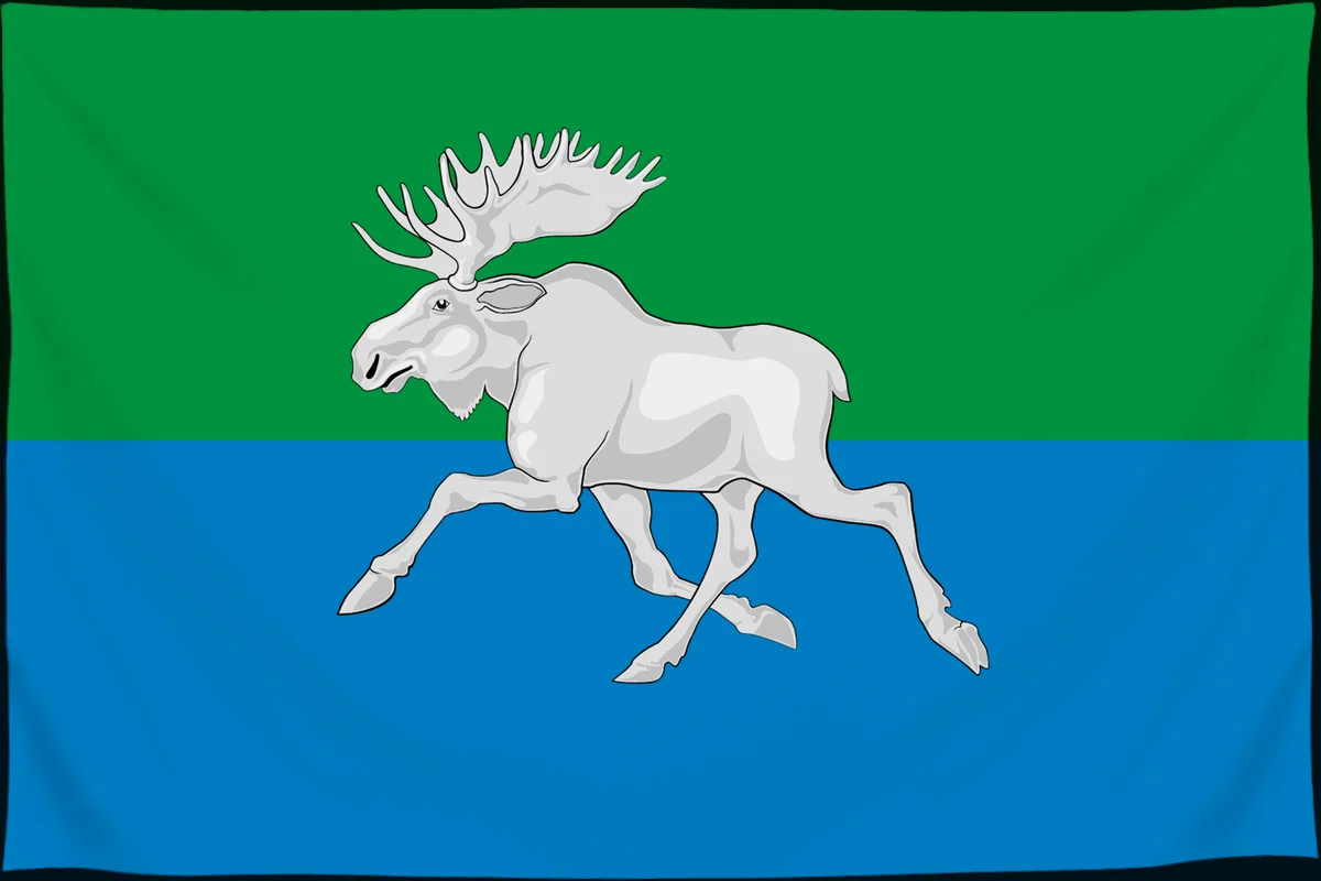 Флаг: Большеуковский район